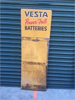 Vesta Battery Display Rack Sign