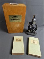Vintage Skillcraft Microscope Lab  Prepared Slides
