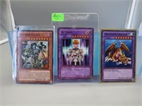 Three Assorted Yu-Gi-Oh Cards