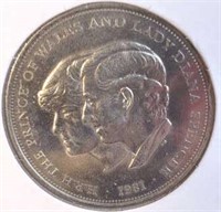 HRH Prince of Wales & Lady Diana Spencer Coin