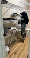 Closet Lot- Step-Ladder, Bags, Storage++
