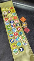 Vintage Boy Scout Sash & Patches