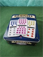 DOMINOES COLLECTOR TIN DOMINO GAME