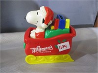 snoopy whitmans candy dispenser