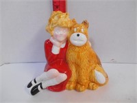 Vintage Little Orfan Annie and Dog Sandy Ceramic B