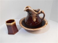 7515 McCoy Pitcher and Bowl and 208-S McCoy Cup