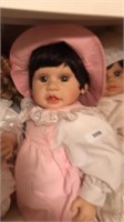 Pink jumpsuit doll