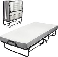Milliard Diplomat Folding Bed – Cot Size - with Lu