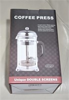 Sterling Pro Coffee Press Unique Double Screens