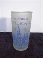 New Orleans Souvenir Vintage 5" Glass Tumbler