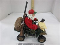 Hunting Santa Claus on a ATV