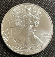 2011 Uncirculated 1 Oz American Silver Eagle