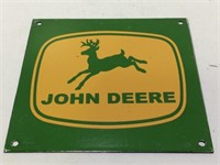 Very Nice Porcelain John Deere 4-Legged Deer Sign