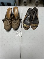 Coach Shoes 2 pair