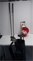 Golf Bag, Dunlop Golf Clubs,Tee Carrier,golf balls