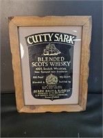 Cutty Sark Framed Advertising Sign