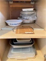 Contents of Kitchen Cabinet & 1 Drawer
