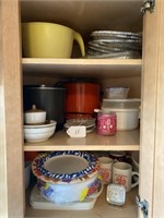Contents of Corner Kitchen Cabinet