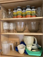 Contents of Kitchen Cabinet