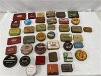Assorted tobacco tins, Craven A, Capstan etc