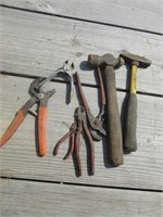 Hammers, misc, pliers