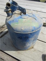 5 gallon steel fuel/oil can