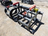 66" Skid Steer Root Grapple Bucket