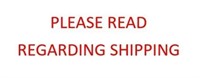 Read regarding shipping