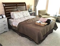 Queen Bed & Ease Electronic Frame