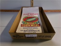 9 corn meal paper bags