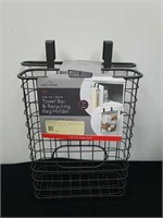 New over the cabinet towel bar and recycling bag