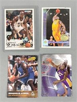 4 Pc Shaquille O'neal Cards