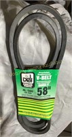 Dial Cooler Parts V-Belt 58”