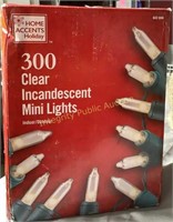 Home Accent Holiday 300 Clear Mini Lights