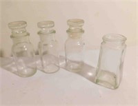 Small Clear Glass bottles