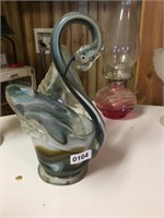 Glass swan?  Murano?