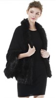 BEAUTELICATE Faux Fur Shawl Wrap Stole Shrug