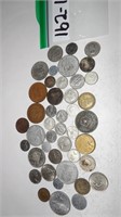 Approx. 40 Foreign Coins