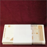 1991 Stack Of Croatia 1 Dinar Banknote Bills
