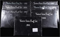 1975-1981 US PROOF SETS