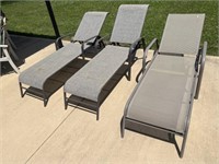 3 Chaise Lounges