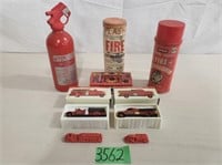 Assortment of Fire Dept. Related Items, Vintage Fi