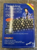 Christmas twinkling net-style lights