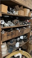 4 Shelfs of Hardware/Plumbing Items