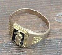 10k gold 1935 Owego class ring