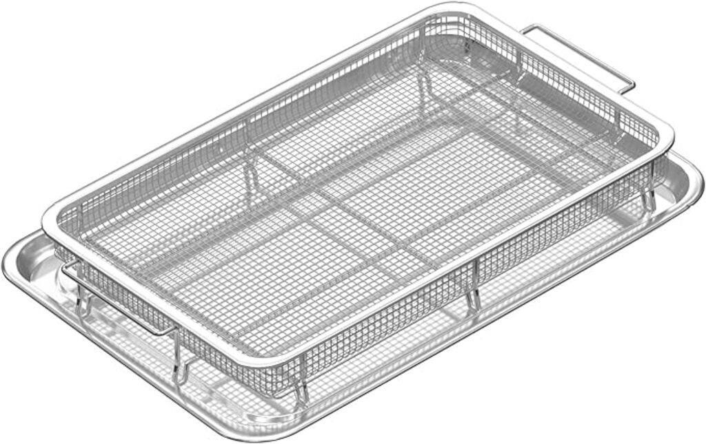 Extra Large Air Fryer Basket for Oven, 18.9"x13.1"