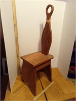 Old Style Wooden Step Stool