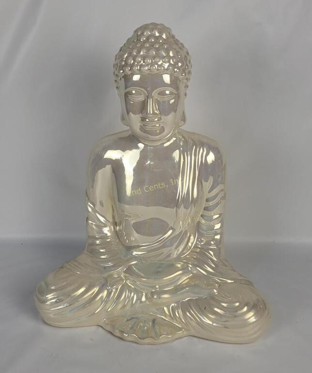 Ceramic Praying Buddha 18" Statue
