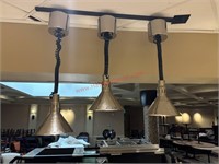 LOT - (3) HATCO S/S RETRACTABLE HEAT LAMPS