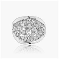 14K WHITE GOLD 1.16CT DIAMOND RING